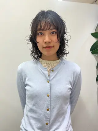ショート パーマ 松村 澪里のヘアスタイル