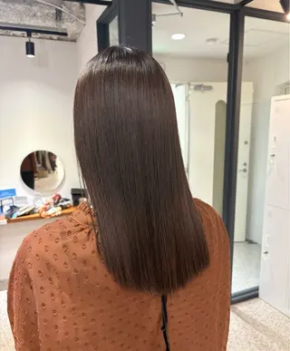 カラー なな / Fier/ 堀江 /ラベンダーのヘアスタイル