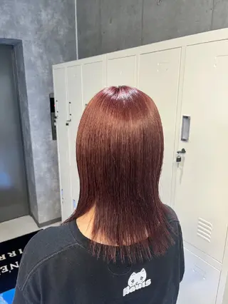 カラー ミディアム 推し活🌈ハイトーン 🎀ゆうせいのヘアスタイル