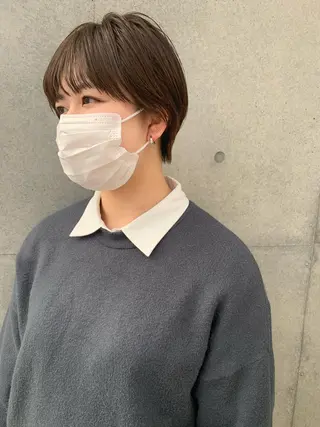 ショート カラー sakoda shunkiのヘアスタイル