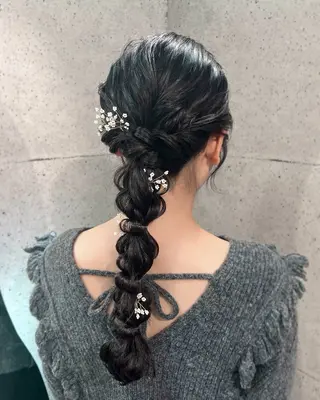 ヘアアレンジ ヘアメイク/髪質改善 🎀Moeri🎀のヘアスタイル