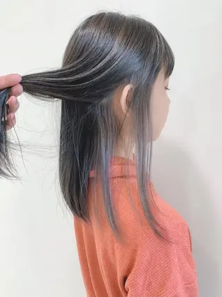 ロング カラー 縮毛矯正/髪質改善 /韓国風 山川春輝のヘアスタイル