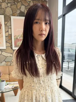 ロング カラー 佐野 怜也のヘアスタイル