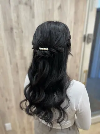 ヘアアレンジ ヘアメイクネイリスト hidemi中目黒のヘアスタイル