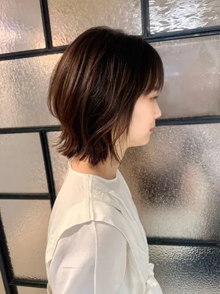 ショート カラー 安永 涼のヘアスタイル