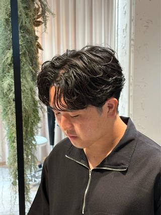 ミディアム パーマ メンズ men,s/zest /Taichi🩻のヘアスタイル