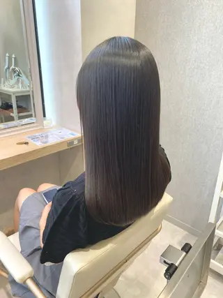 セミロング 低ダメージ施術/ 🐮牛木 史裕🐮のヘアスタイル