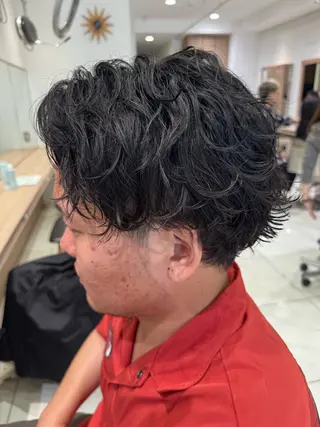 ショート パーマ メンズ メンズパーマ特化/ メッシュ/薫/店長のヘアスタイル