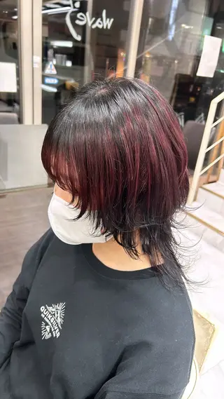 セミロング カラー 🫧💞ハイトーン 瀧田 菜々花🦄🫧のヘアスタイル
