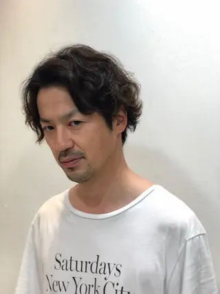 メンズ 似合わせカットカラー 🌿つじおかるみのヘアスタイル