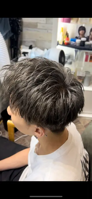 ショート カラー ヘアアレンジ メンズ HRK1st RYOKIのヘアスタイル