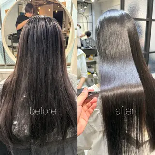 セミロング カラー 【銀座】艶髪/上品な カラー特化/涼のヘアスタイル
