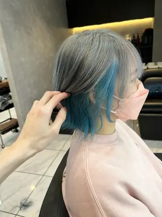 カラー SALOWIN栄 高須大貴のヘアスタイル