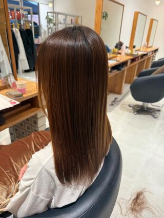 ロング 花田 梨佳のヘアスタイル
