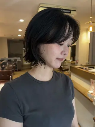 ミディアム kai🐇透明感 カラー/レイヤーのヘアスタイル