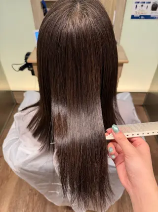 ロング 村岡 希蘭のヘアスタイル