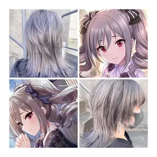 ショート カラー TSUNO🦖 派手髪/オタク美容師のヘアスタイル