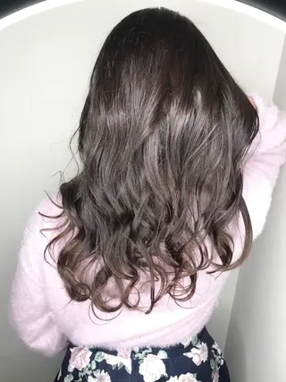 ミディアム カラー パーマ ヘアアレンジ 🫧代表/新宿駅近/ 限定価格🫧田辺貴裕のヘアスタイル