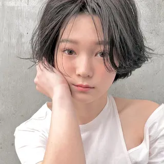 ショート カラー ヘアアレンジ 【ダメージレス施術】 【透明感】北村 拓也のヘアスタイル