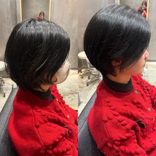 ショート 透明感ブラウン/艶髪 KIKOのヘアスタイル