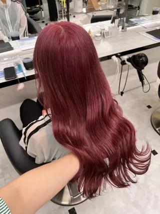 ミディアム カラー ヘアアレンジ 💕上野美容師☁ ブリーチ💖サワのヘアスタイル