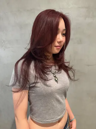 ロング カラー 🎀海外ヘア/表参道 Satone🎀のヘアスタイル