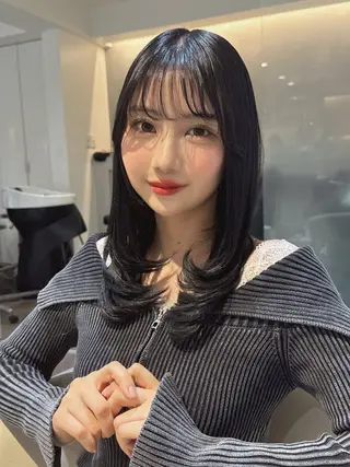 ミディアム カラー 💎透明感カラー特化 💎TAISEIのヘアスタイル