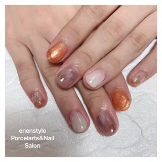 ショート ネイル 🐾enen style 🐾のネイルデザイン