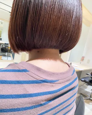 ミディアム 髪質改善/オーガニッ クカラー/栞南のヘアスタイル