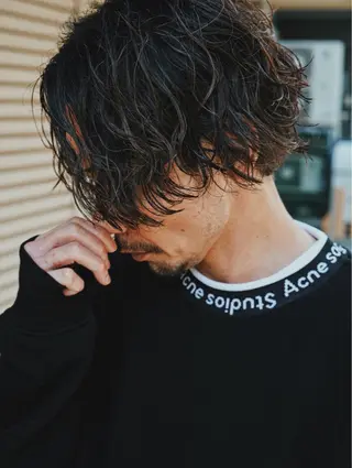 カラー パーマ メンズ パーマ特別価格🔥 宇宙のヘアスタイル