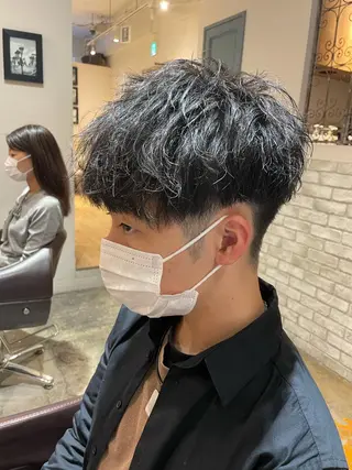 メンズ 優真/難波で 1番パーマが上手いのヘアスタイル