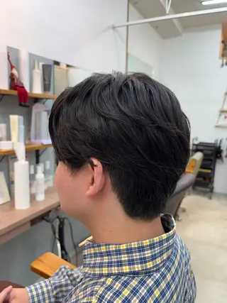 パーマ メンズ 八木橋 朋香のヘアスタイル