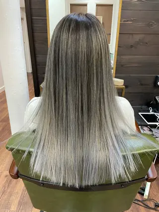 ロング 下林 雅明のヘアスタイル