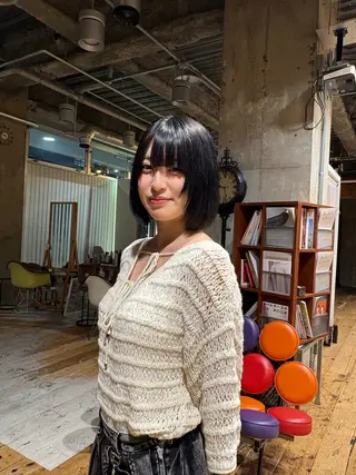 ミディアム 冨田 昌亮のヘアスタイル