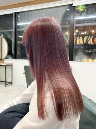 カラー 🍒暖色🍒髪質 改善_yura🐰のヘアスタイル