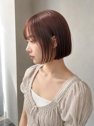 ミディアム 【名古屋】ボブ/透明 感カラー/ちぇりーのヘアスタイル