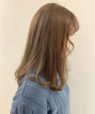 ミディアム カラー ヘアアレンジ 憧れの艶ハイトーンへ 🌙サイダサキのヘアスタイル