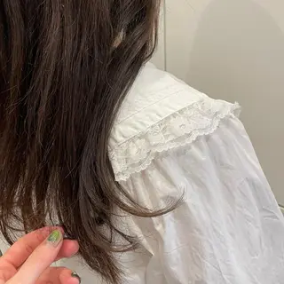 ロング カラー 中根 麻友香のヘアスタイル