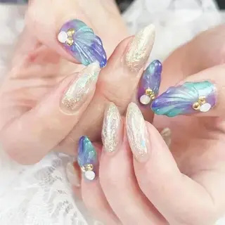 ネイル 🩵 Yuzunaのネイルデザイン