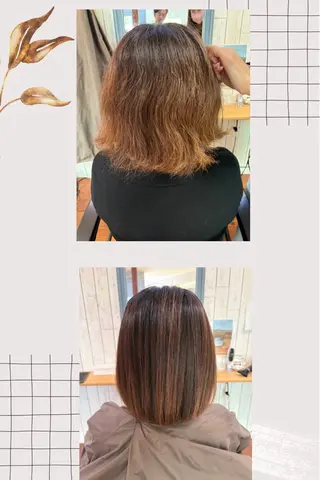 ミディアム 倉迫 ユカのヘアスタイル