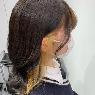 ロング カラー ヘアアレンジ メンズ キッズ ネイル マツエク・マツパ 💕トレンドうる艶髪 💕TUNE銀座のヘアスタイル