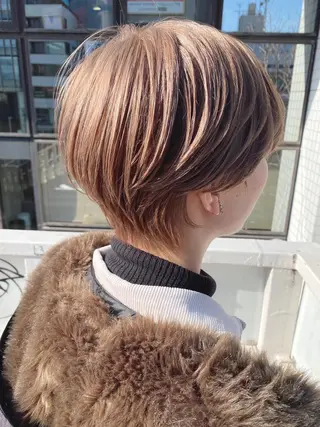 ショート カラー ヘアアレンジ 【代表】 たき〜のヘアスタイル
