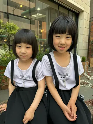 ショート キッズ 大人可愛い🧸 艶髪✨かおるのヘアスタイル