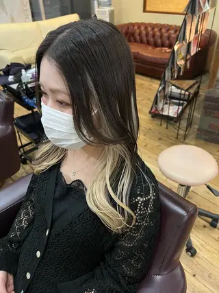 ロング カラー ヘアアレンジ 「sumi」 AMIのヘアスタイル