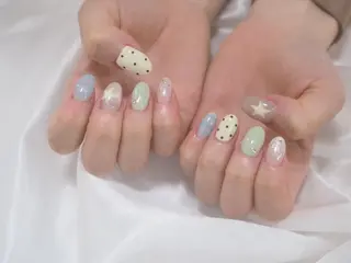ショート 中道 彩花のネイルデザイン