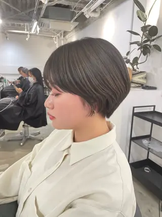 ショート カラー ショート〜ボブ✂︎ 武蔵小杉 南澤佑介のヘアスタイル