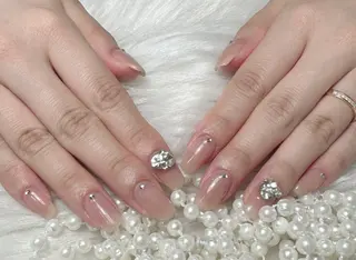 ネイル kao nail マグネット/長さだしのネイルデザイン