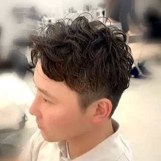 パーマ メンズ 【短髪パーマ】 💕MISAKIのヘアスタイル