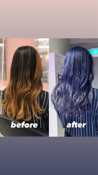 ロング カラー パーマ ヘアアレンジ メンズ キッズ ネイル マツエク・マツパ KANAMI 🌏のヘアスタイル