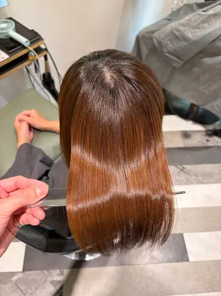 ミディアム 圧倒的髪質改善 ✂︎飯島悠介のヘアスタイル